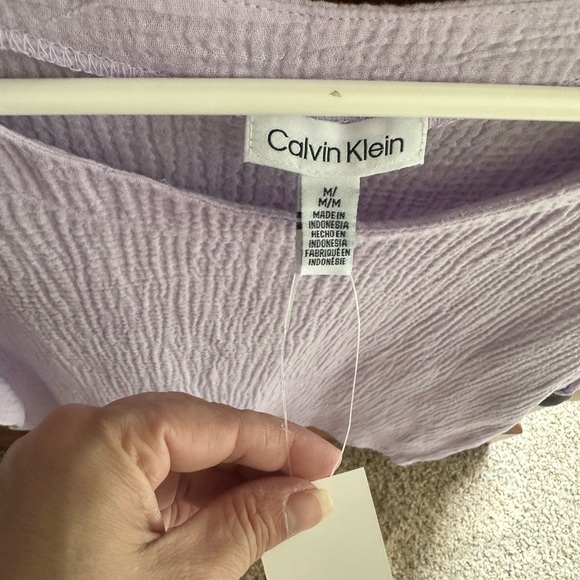 Light Purple Calvin Klein Top - Picture 2 of 4